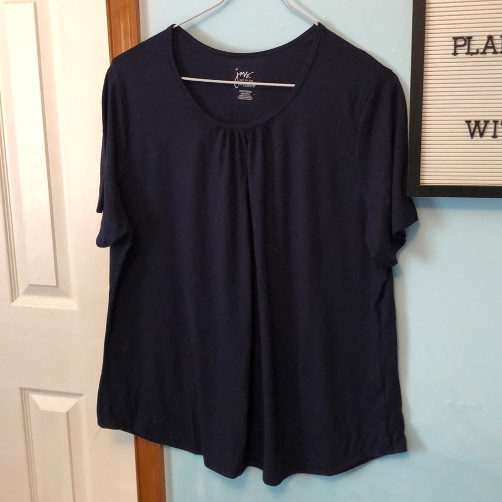 JMS (Just My Size) blue top 3X